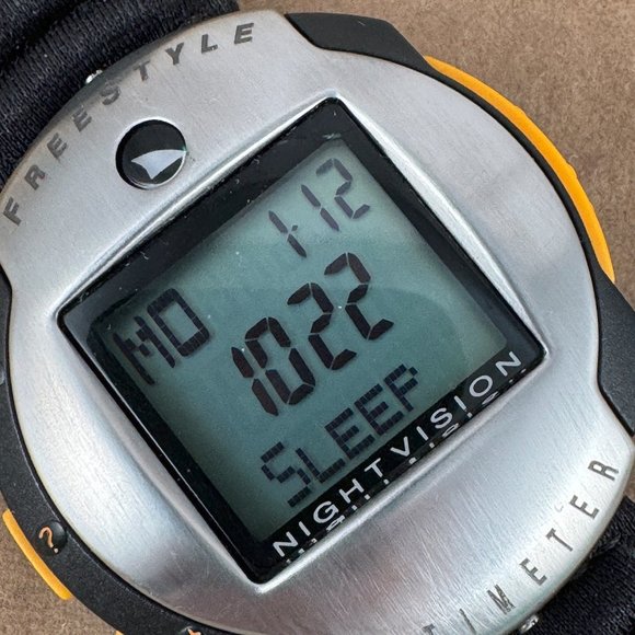 Vintage Rare Free Style Sports Instrument, Altimeter, Clock, Night Visio… - Picture 3 of 9